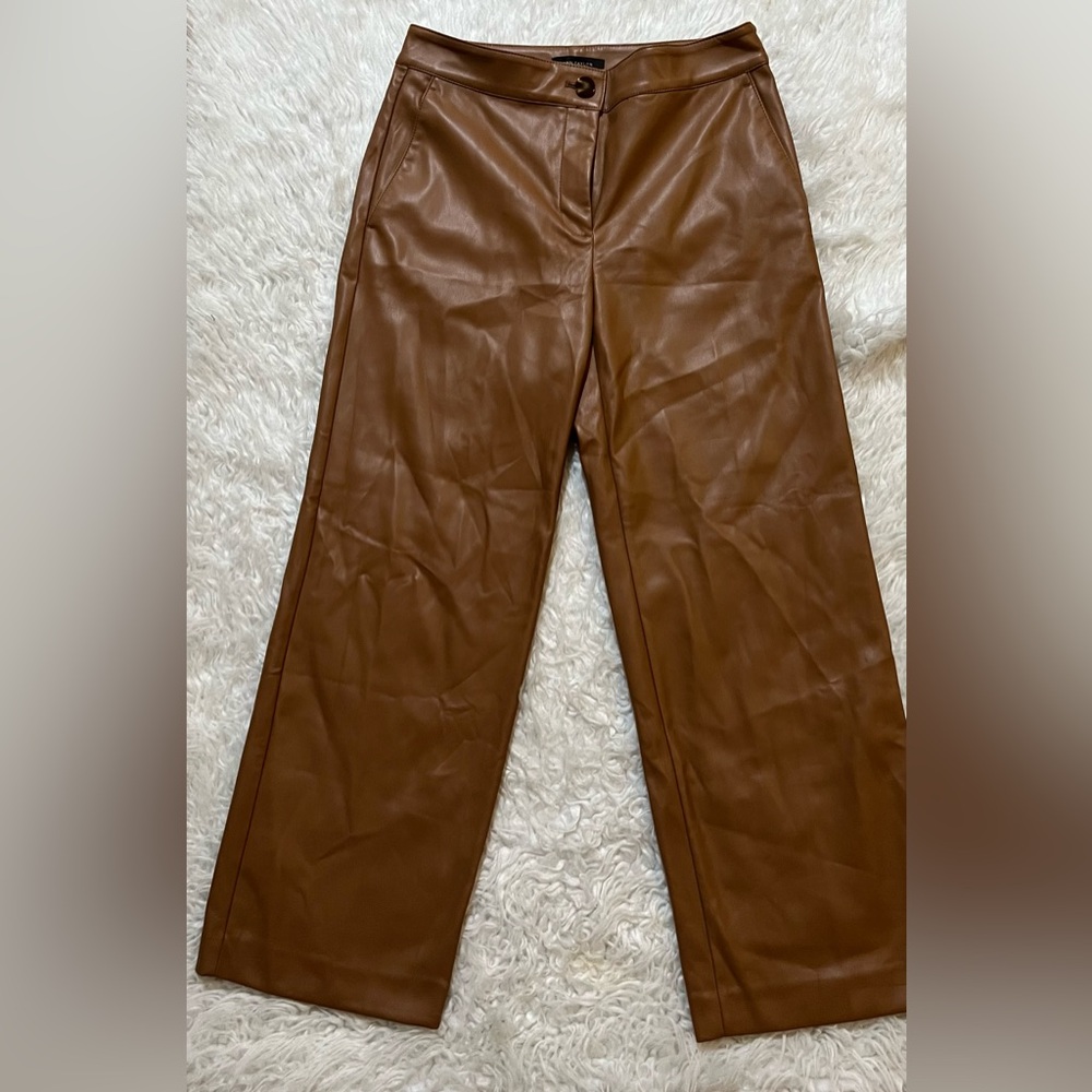 Ann Taylor Camel Leather